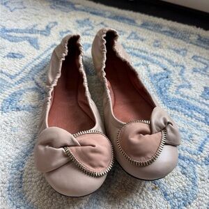 See by Chloe Jodie Bow Ballet Flats - Nude Blush (New Without Tags)